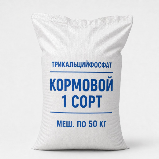 Трикальцийфосфат кормовой 1 сорт, уп. мешок 50 кг